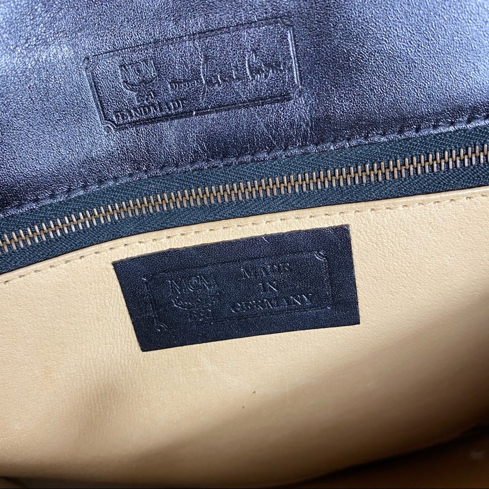 SOLD MCM Vintage Visetos Kelly Top Handle Handbag - Picture 15 of 16